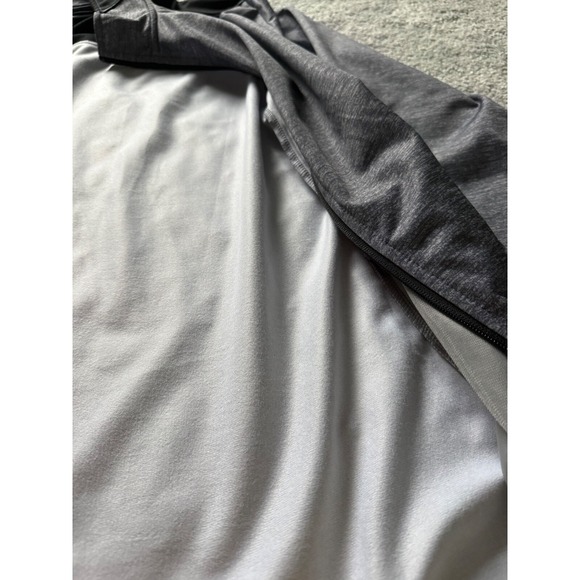 AND1 Sleet Heather Grey/Black Lightweight Active Full Zip Jacket Mens Size 2XL - Picture 6 of 6